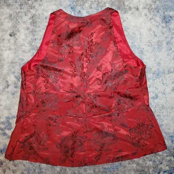 Lane Bryant Floral Sleeveless Blouse Size 18 - Picture 6 of 6